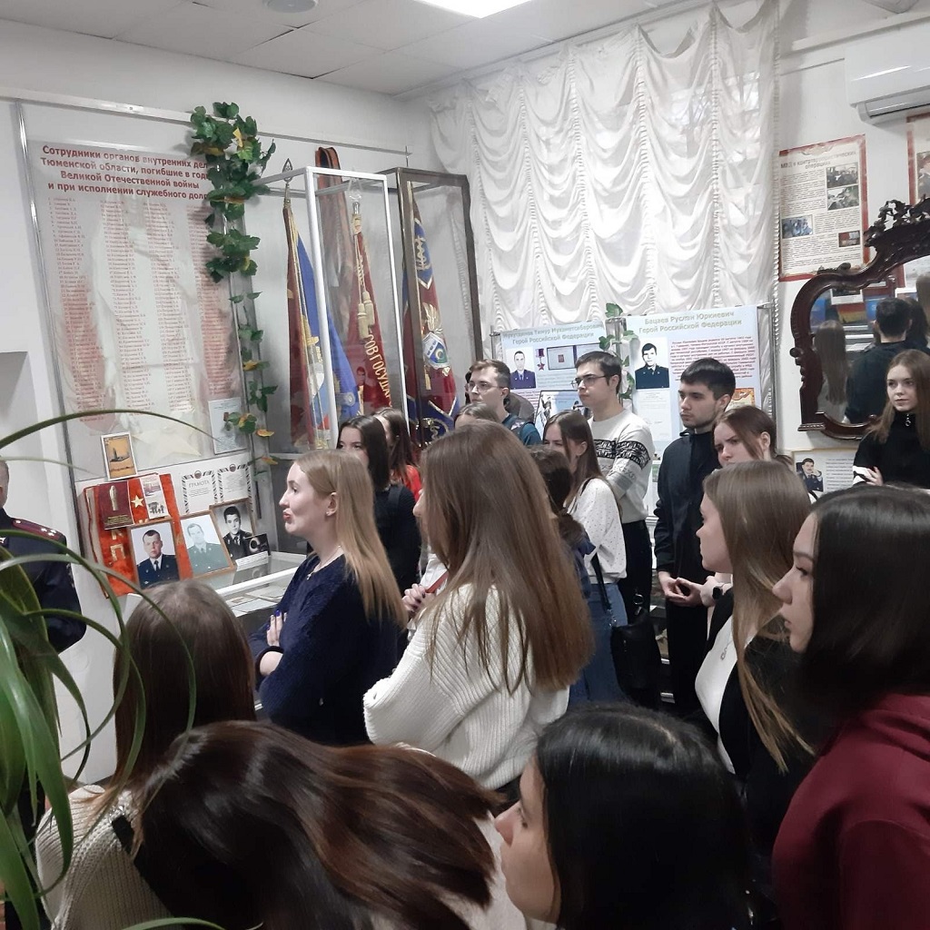 ЭКСКУРСИЯ В МУЗЕЙ УМВД РОССИИ ПО ТЮМЕНСКОЙ ОБЛАСТИ