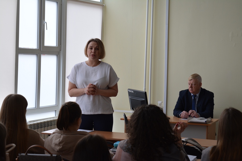 Встреча студентов Филиала с представителями  Управления по обеспечению деятельности мировых судей в Тюменской области