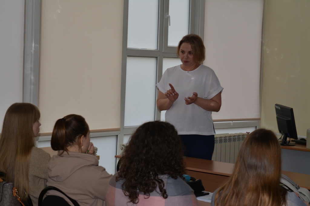 Встреча студентов Филиала с представителями  Управления по обеспечению деятельности мировых судей в Тюменской области