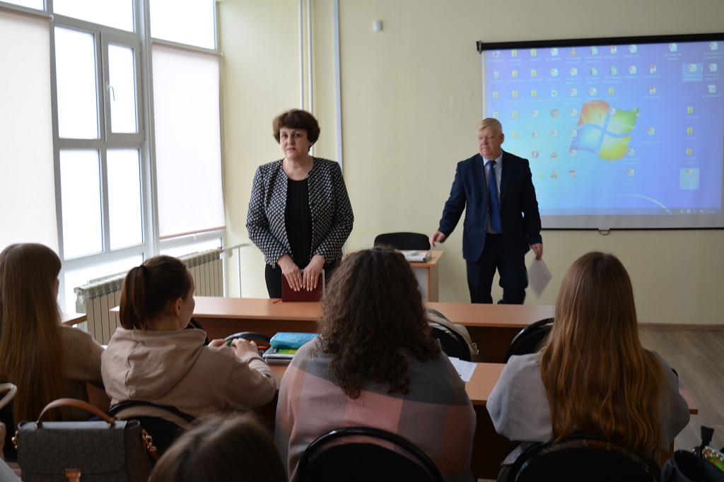 Встреча студентов Филиала с представителями  Управления по обеспечению деятельности мировых судей в Тюменской области